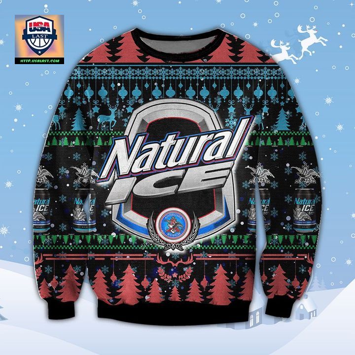 Natural Ice Beer Ugly Christmas Sweater 2022 ? Usalast
