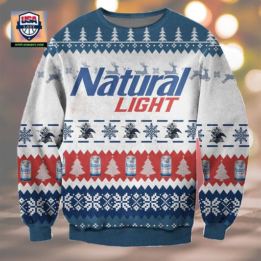 Natural Light Beer White Ugly Christmas Sweater 2022 ? Usalast