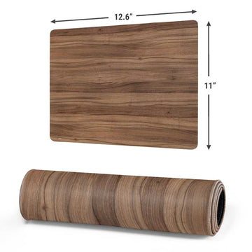 Natural Walnut Wood Gaming Mouse Pad Moonbestprint