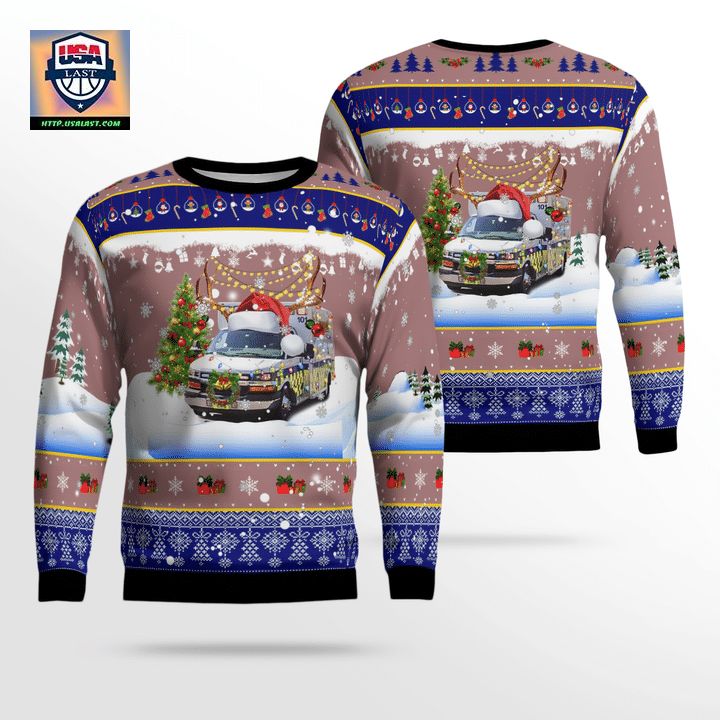 Nature Coast EMS Christmas AOP Sweater ? Usalast