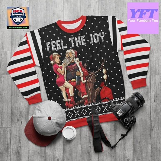 Naughty Santa Xmasfeel The Joy 3d Ugly Christmas Sweater ? Usalast