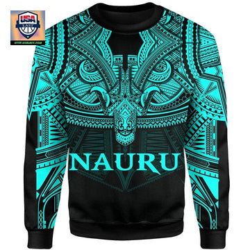 Nauru Blue Sweater Polynesian A15 ? Usalast
