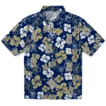 Navy Midshipmen Hibiscus Bloom Hawaiian Shirt – Moonbestprint