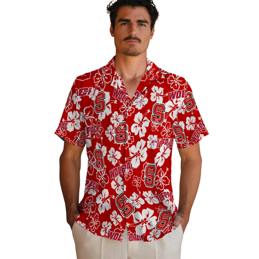 NC State Wolfpack Hibiscus Bloom Hawaiian Shirt – Moonbestprint