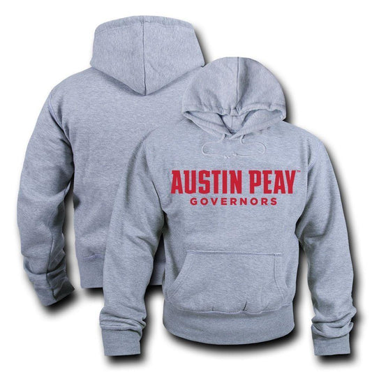 NCAA Austin Peay State University Governors Hoodie Game Day Fleece Heather Grey
