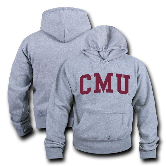 NCAA Central Michigan University Hoodie Sweatshirt Game Day Fleece Heather Grey