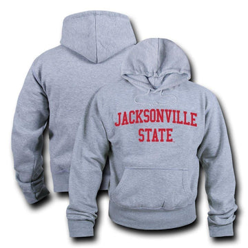 NCAA Jacksonville State University Hoodie Sweatshirt Gameday Fleece Heather Grey