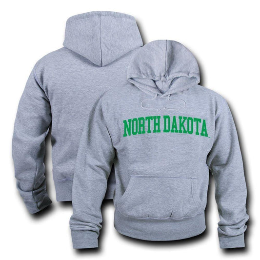 NCAA Ndu North Dakota University Hoodie Sweatshirt Gameday Fleece Heather Grey