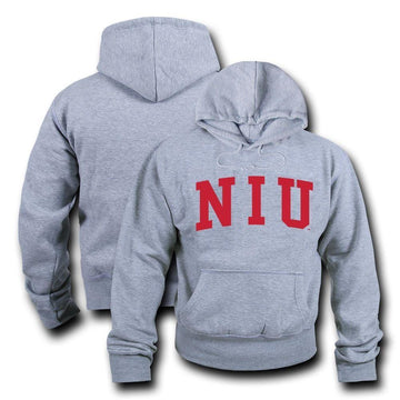 NCAA Northern Illinois University Hoodie Sweatshirt Game Day Fleece Heather Grey