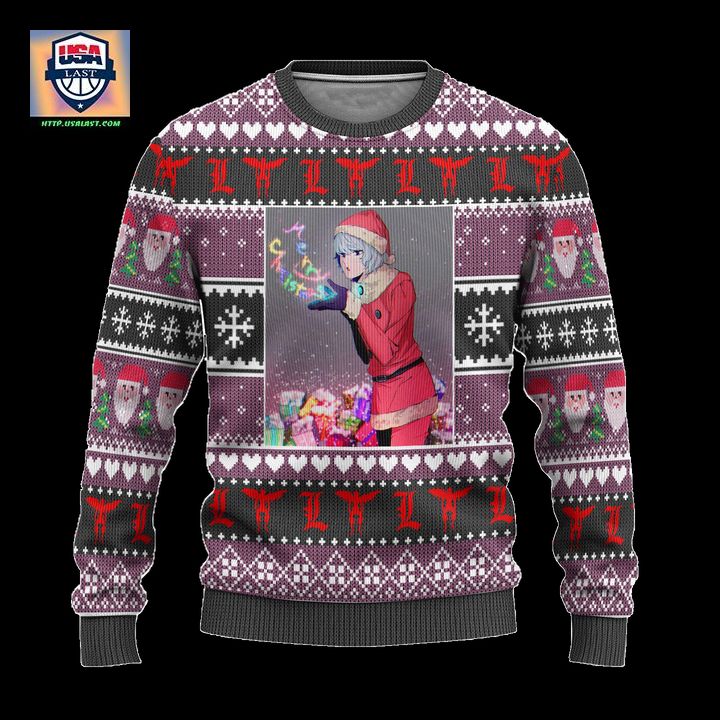 Near Anime Ugly Christmas Sweater Custom Death Note Xmas Gift ? Usalast