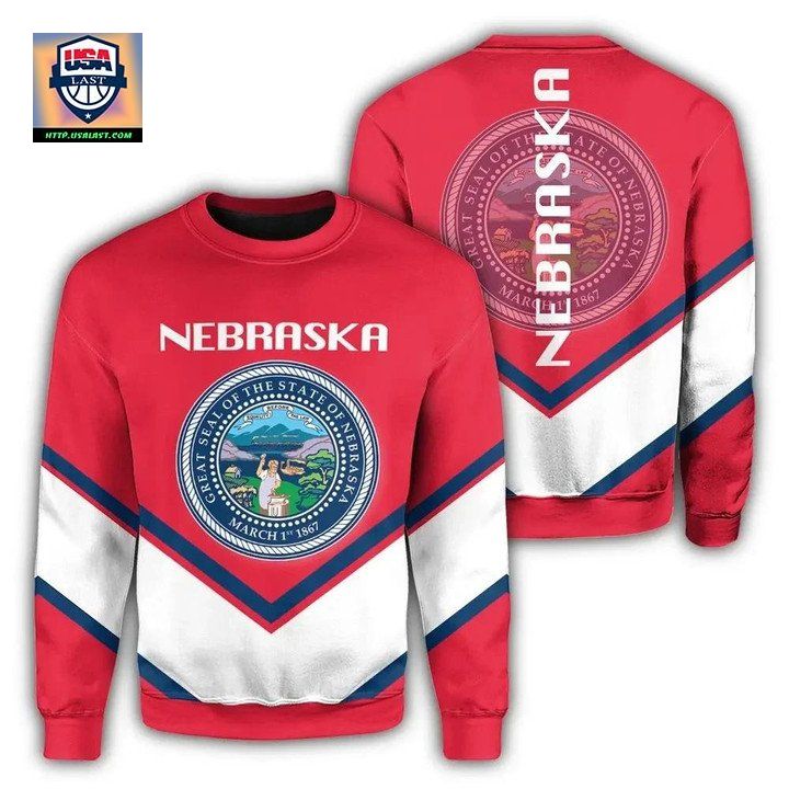 Nebraska Coat Of Arms Sweater Lucian Style J5W ? Usalast