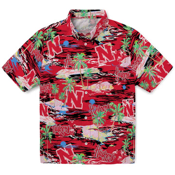 Nebraska Cornhuskers Flamingo Retreat 2026 Hawaiian Shirt – Moonbestprint
