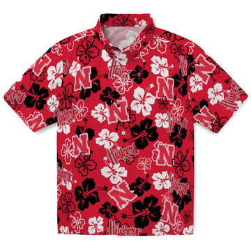 Nebraska Cornhuskers Hibiscus Bloom Hawaiian Shirt – Moonbestprint