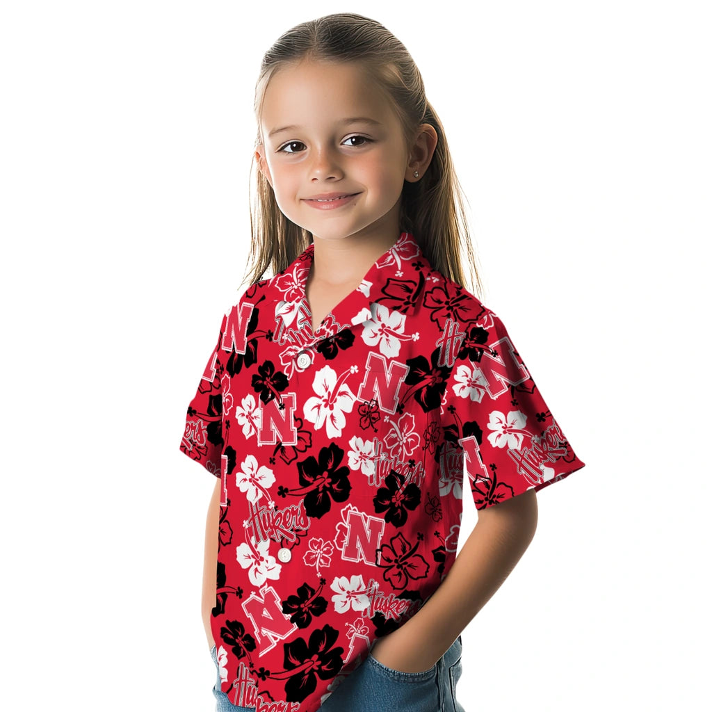 Nebraska Cornhuskers Hibiscus Bloom Hawaiian Shirt – Moonbestprint
