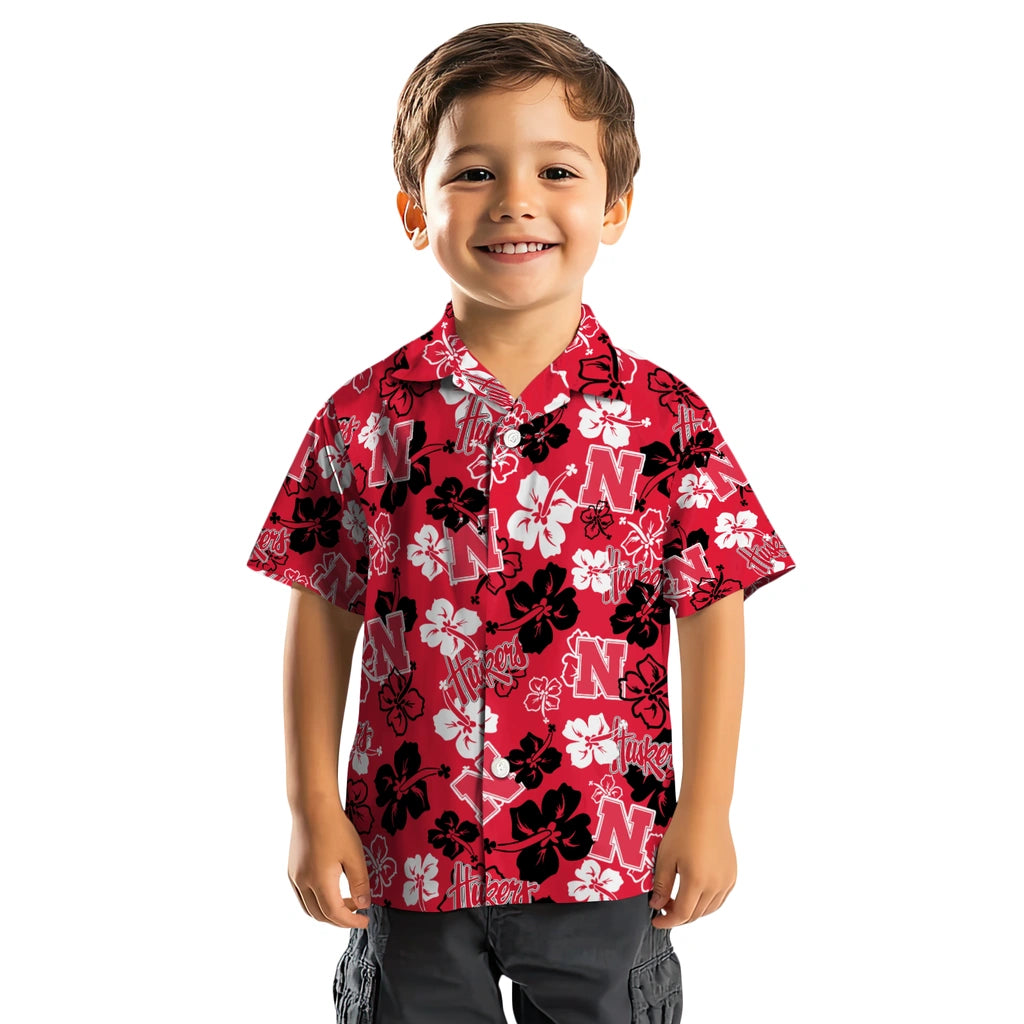Nebraska Cornhuskers Hibiscus Bloom Hawaiian Shirt – Moonbestprint
