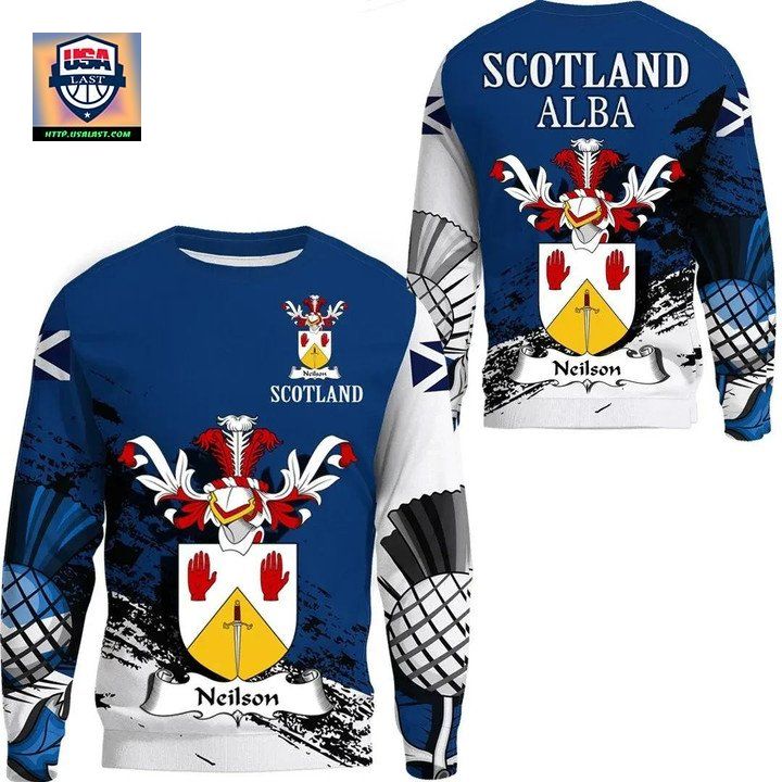 Neilson Scottish Family Crest Scotland Special Sweater A7 ? Usalast