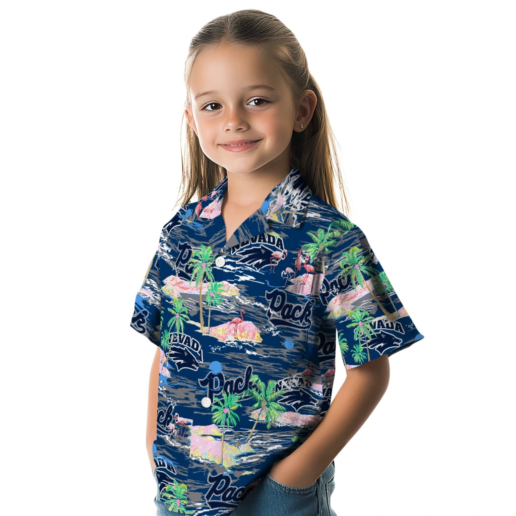 Nevada Wolf Pack Flamingo Retreat 2026 Hawaiian Shirt – Moonbestprint