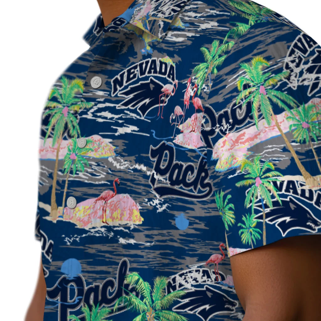 Nevada Wolf Pack Flamingo Retreat 2026 Hawaiian Shirt – Moonbestprint