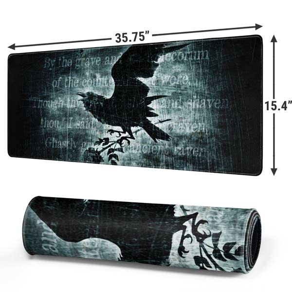 Alchemy Carta Nevermore Gaming Mouse Pad Moonbestprint
