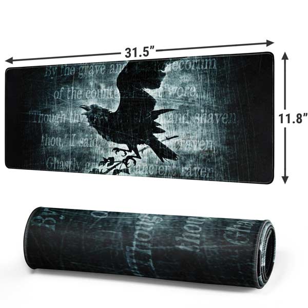 Alchemy Carta Nevermore Gaming Mouse Pad Moonbestprint
