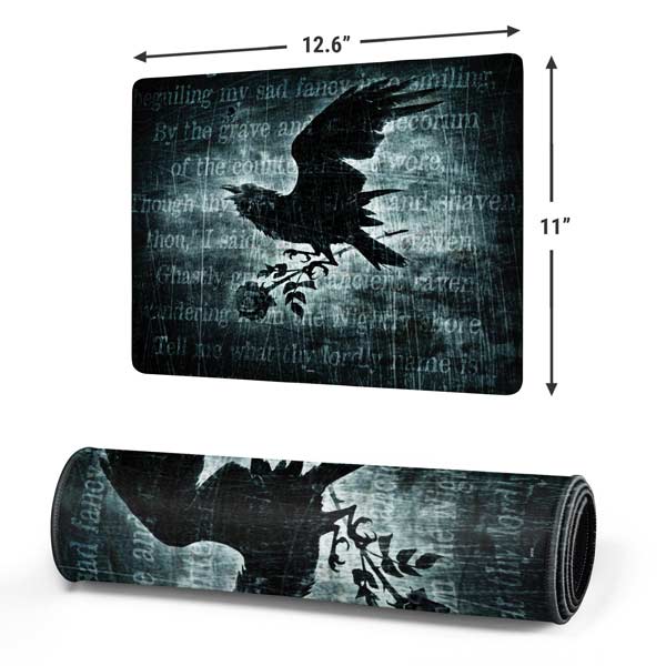 Alchemy Carta Nevermore Gaming Mouse Pad Moonbestprint
