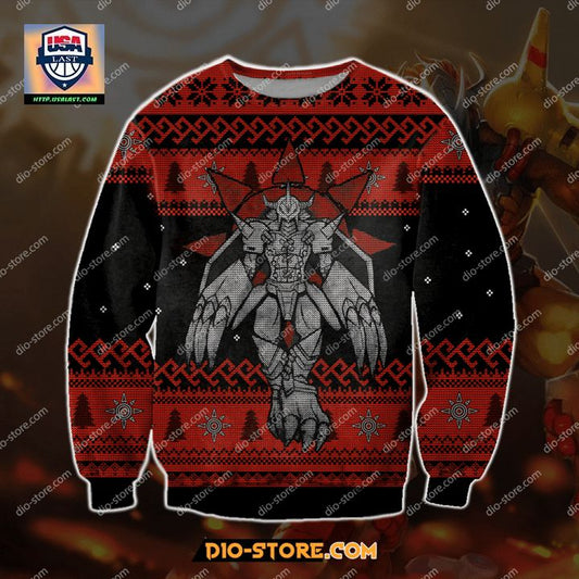 New Digimon Wargreymon Christmas Sweater ? Usalast