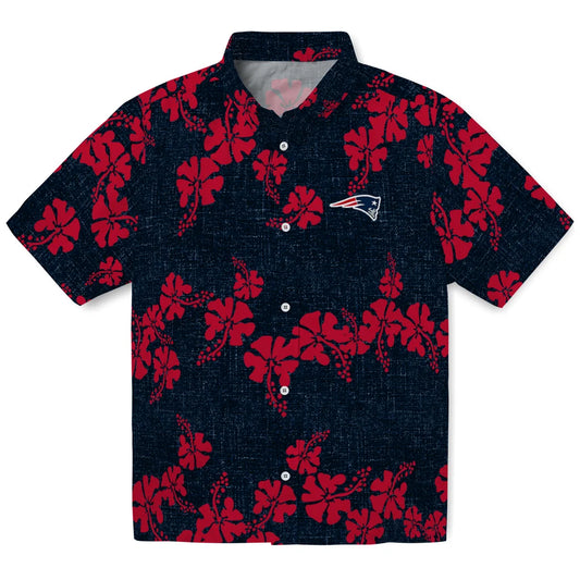 New England Patriots Hawaiian Shirt - 50th State Flower | Moonbestprint