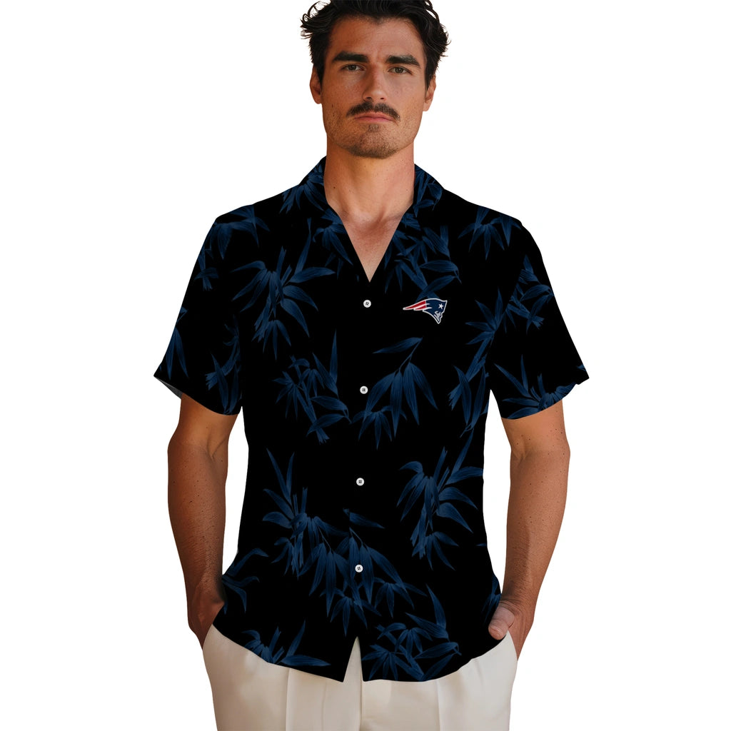 New England Patriots Hawaiian Shirt - Bamboo Branches | Moonbestprint