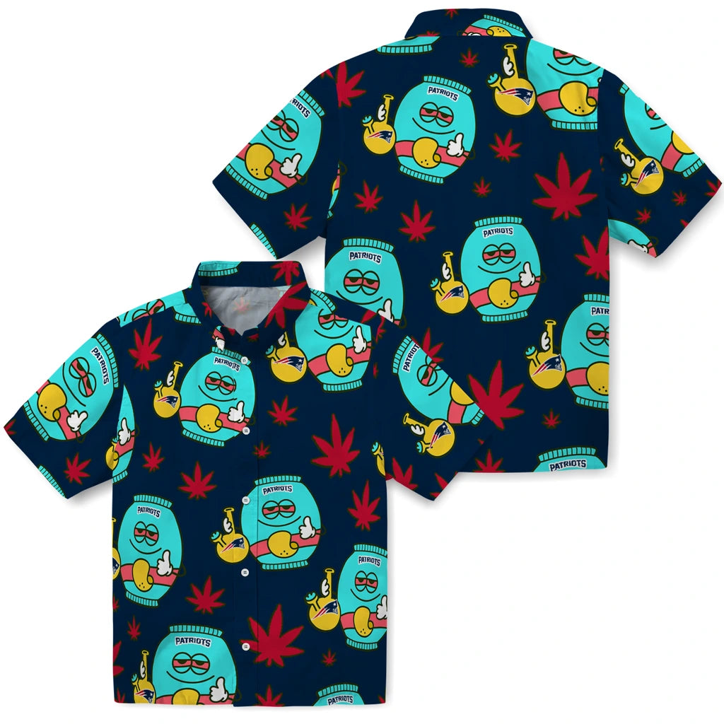 New England Patriots Hawaiian Shirt - Chill Vibe | Moonbestprint