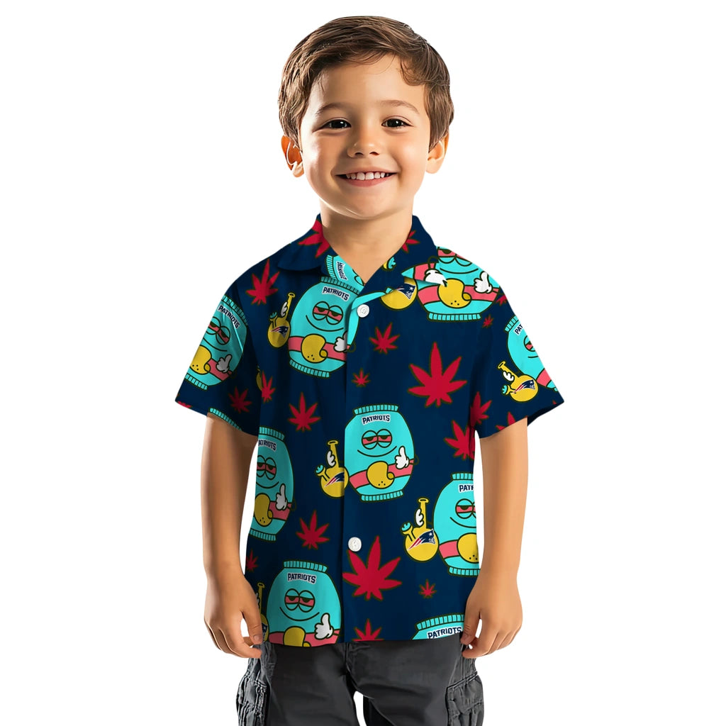 New England Patriots Hawaiian Shirt - Chill Vibe | Moonbestprint