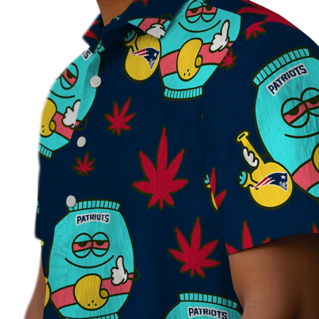 New England Patriots Hawaiian Shirt - Chill Vibe | Moonbestprint