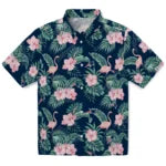 New England Patriots Hawaiian Shirt - Flamingo and Hibiscus | Moonbestprint