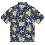 New England Patriots Hawaiian Shirt - Flamingo Hibiscus | Moonbestprint