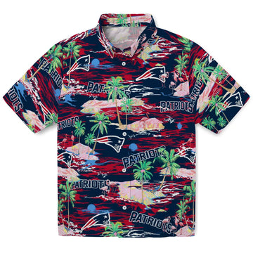 New England Patriots Flamingo Retreat 2026 Hawaiian Shirt – Moonbestprint