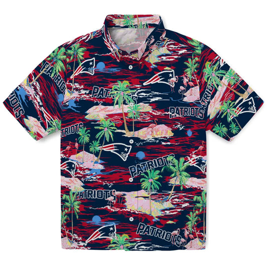 New England Patriots Flamingo Retreat 2026 Hawaiian Shirt – Moonbestprint