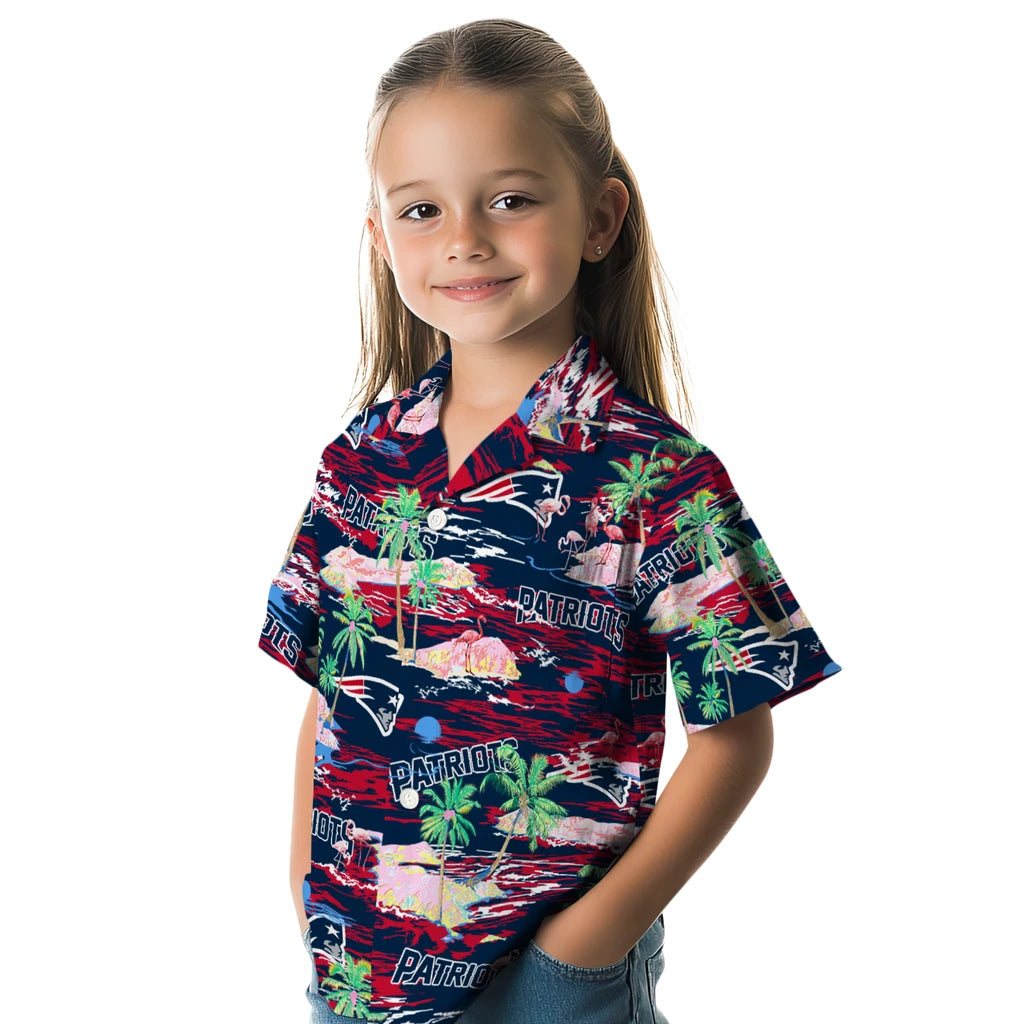 New England Patriots Flamingo Retreat 2026 Hawaiian Shirt – Moonbestprint