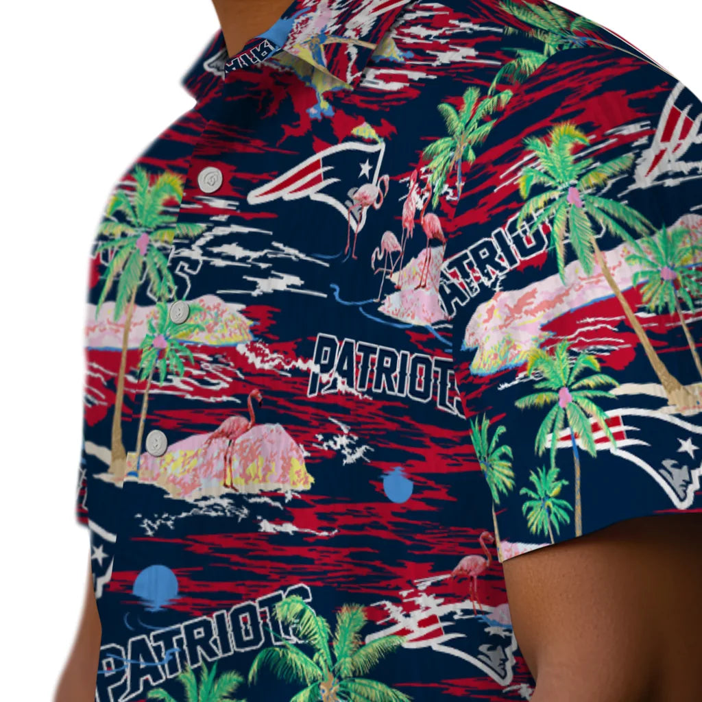 New England Patriots Flamingo Retreat 2026 Hawaiian Shirt – Moonbestprint