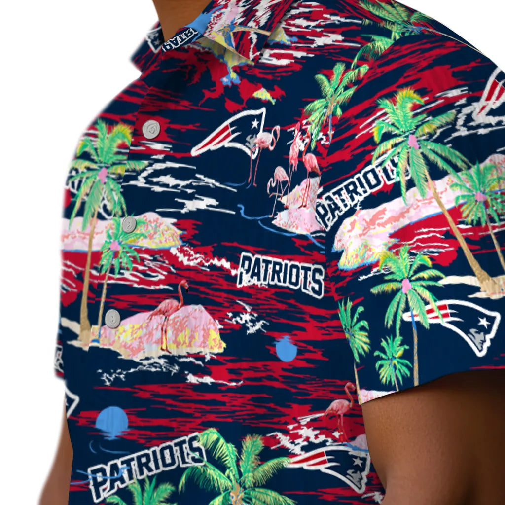 New England Patriots Hawaiian Shirt - Hawaii Island | Moonbestprint