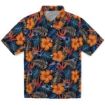 New England Patriots Hawaiian Shirt - Hibiscus Foliage | Moonbestprint