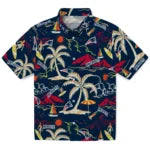 New England Patriots Hawaiian Shirt - Palm Tree Island | Moonbestprint