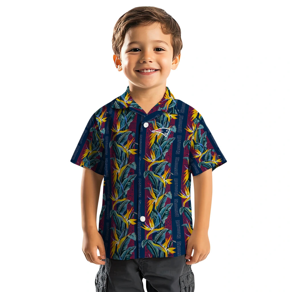 New England Patriots Hawaiian Shirt - Paradise Vines | Moonbestprint