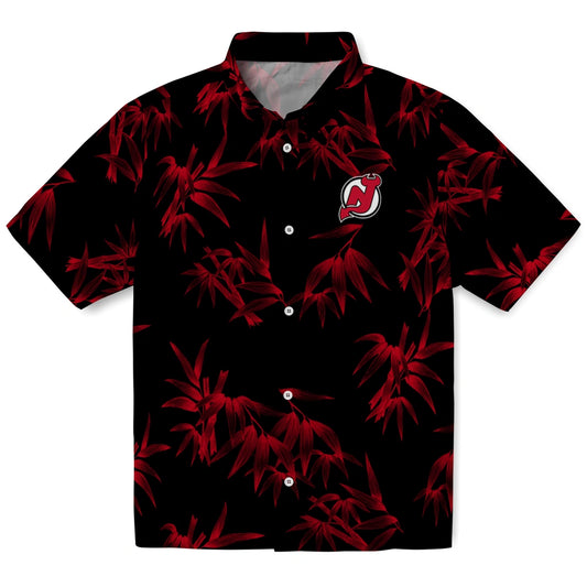 New Jersey Devils Hawaiian Shirt - Bamboo Branches | Moonbestprint