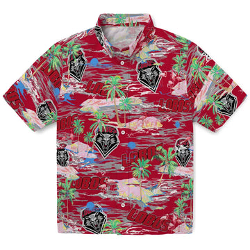 New Mexico Lobos Flamingo Retreat 2026 Hawaiian Shirt – Moonbestprint