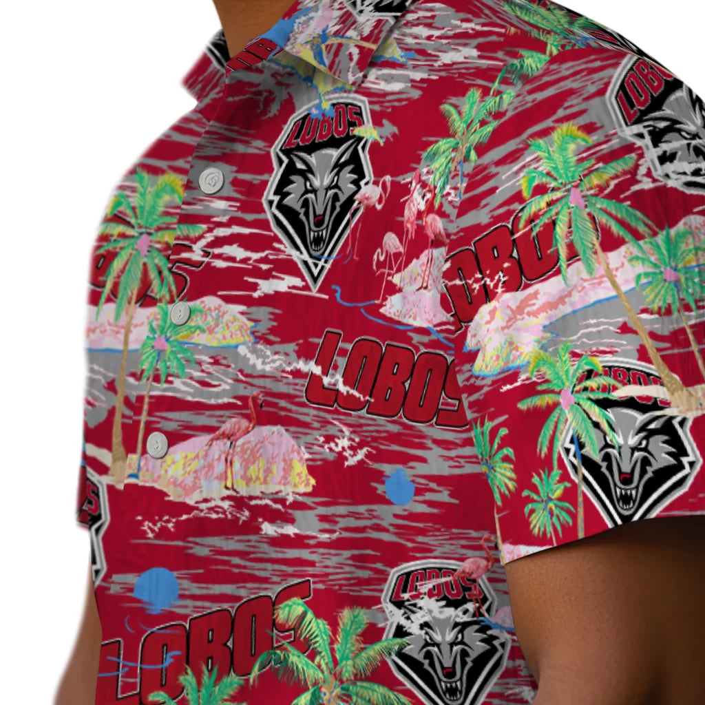New Mexico Lobos Flamingo Retreat 2026 Hawaiian Shirt – Moonbestprint