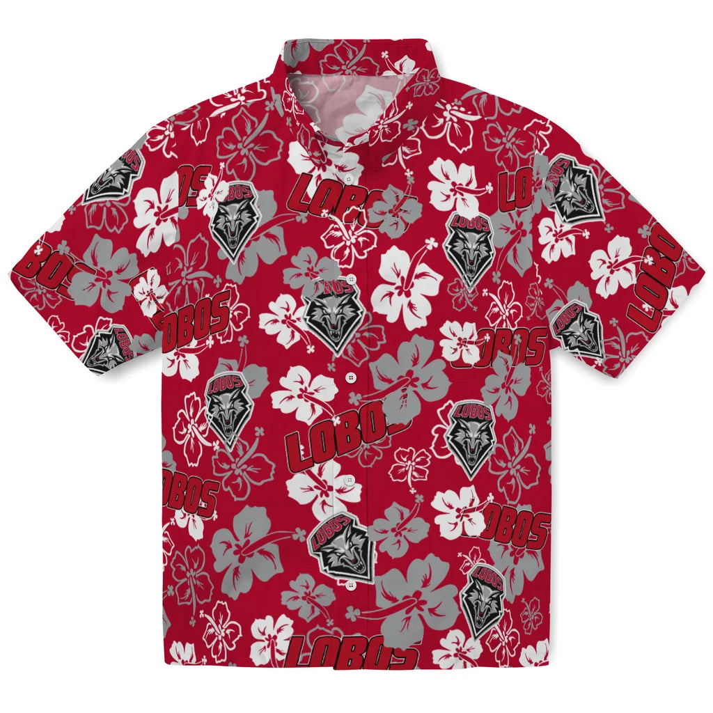 New Mexico Lobos Hibiscus Bloom Hawaiian Shirt – Moonbestprint