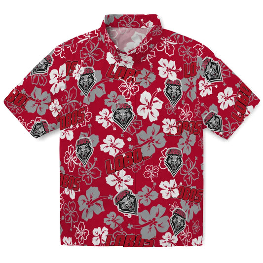 New Mexico Lobos Hibiscus Bloom Hawaiian Shirt – Moonbestprint