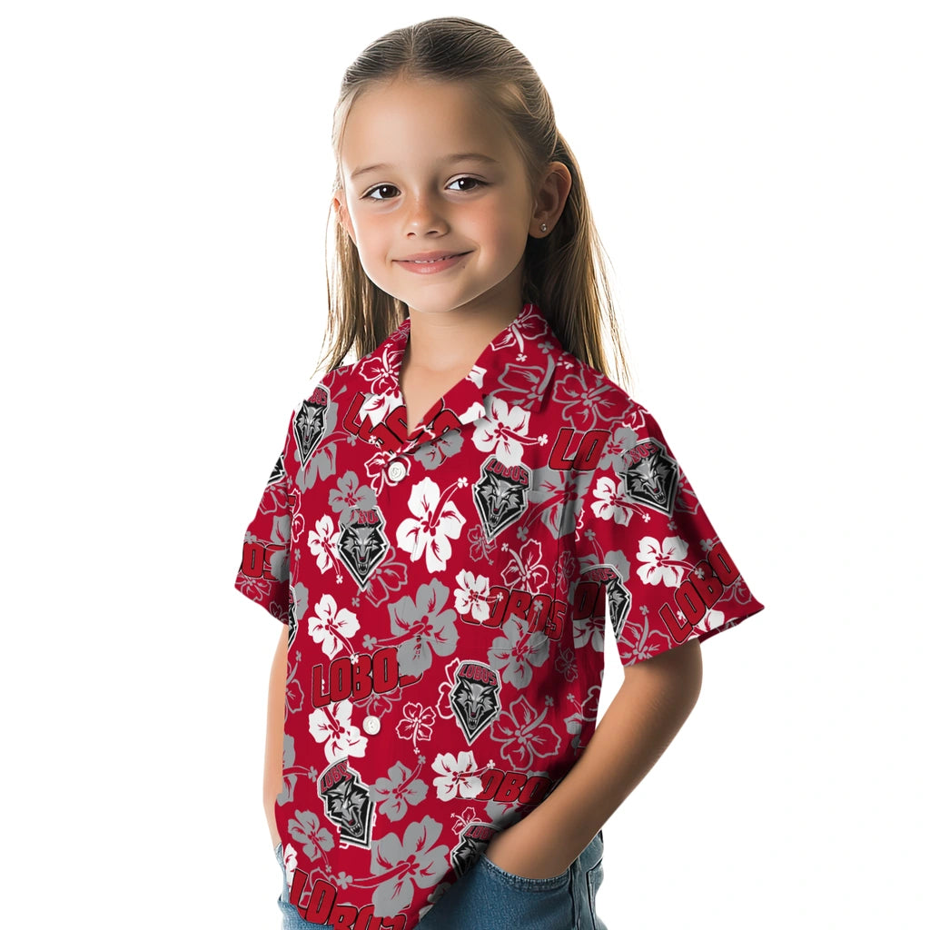 New Mexico Lobos Hibiscus Bloom Hawaiian Shirt – Moonbestprint
