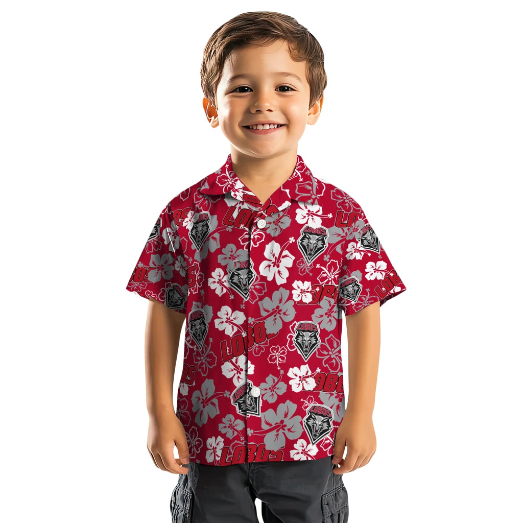 New Mexico Lobos Hibiscus Bloom Hawaiian Shirt – Moonbestprint
