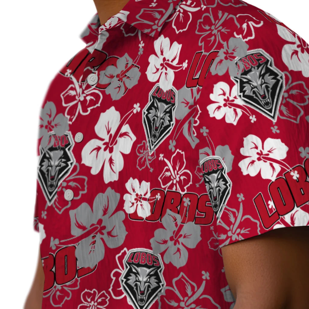 New Mexico Lobos Hibiscus Bloom Hawaiian Shirt – Moonbestprint
