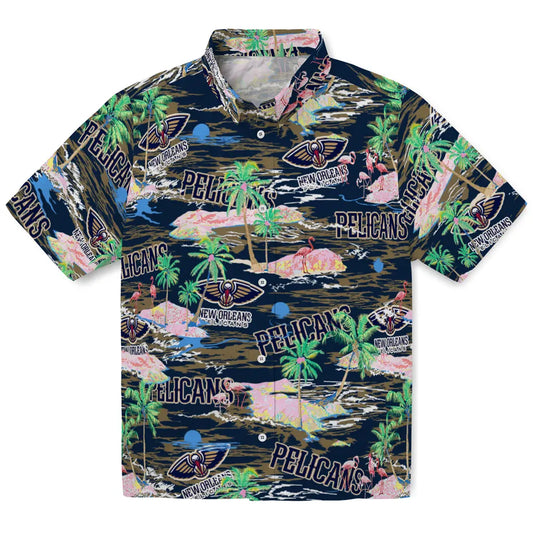 New Orleans Pelicans Flamingo Retreat 2026 Hawaiian Shirt – Moonbestprint